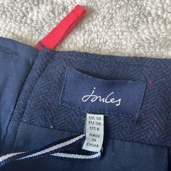 Joules Navy Mini Shirt Size 6 - Picture 4 of 9